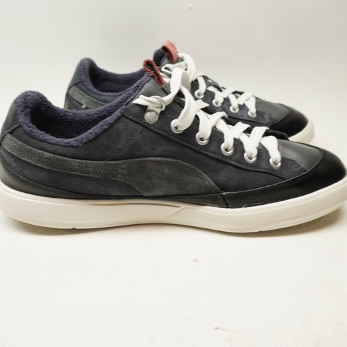 ¡En muy buen estado! Zapatillas deportivas Puma Eco Ortholite para hombre talla 10,5 azul marino gamuza parte superior baja cómodas - Imagen 3 de 10