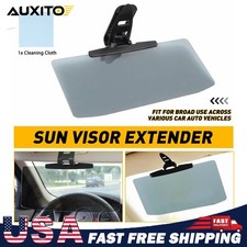 Car Automotive Sun Visor Sunshade Extender Protection Anti-glare Clip On