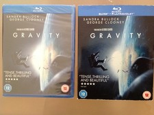 GRAVITY BLU-RAY - SANDRA BULLOCK / GEORGE CLOONEY - BRAND NEW AND SEALED