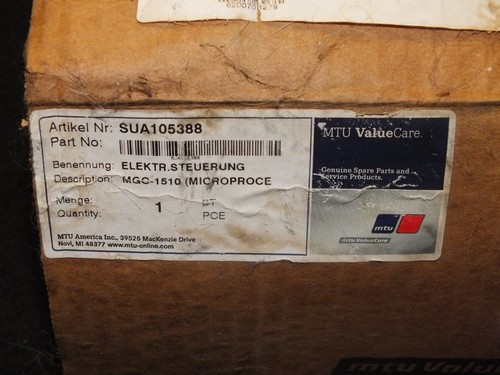 BASLER MTU DIGITAL GENERATOR CONTROLLER DGC-2020ES NEW MGC-1510 - Picture 10 of 10