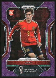 Gavi 2022 Prizm World Cup #223 Purple Mojo /49 Price Guide