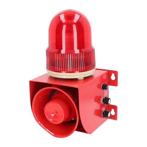 Industrial Siren Alarm Volume Adjustable Waterproof Strong Bright Wall Moun - Picture 19 of 33