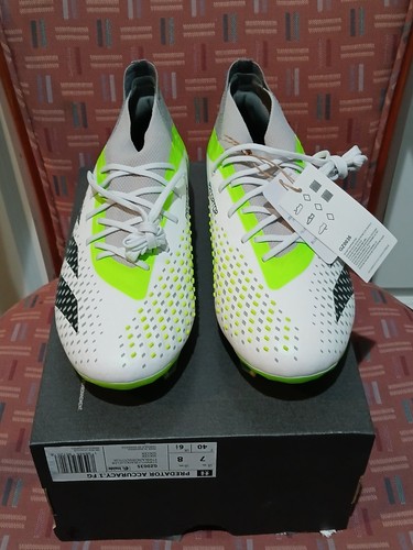 New Men's 7 Women's 8 Adidas Predator Accuracy .1 Firm Ground  Soccer Cleat - Picture 1 of 11