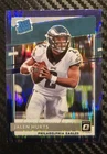 2020 Panini Jalen Hurts Donruss Optic Rated Rookie Purple Shock Prizm (RC)