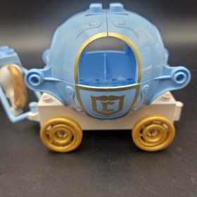 DUPLO 6153 CINDERELLA CARRIAGE 100% Complete  Figure w/Skirt Animals LEGO