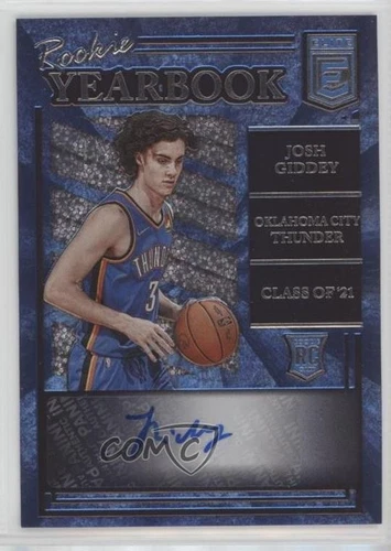 2021-22 Donruss Elite Rookie Yearbook Auto Josh Giddey #RY-JGI Auto RC