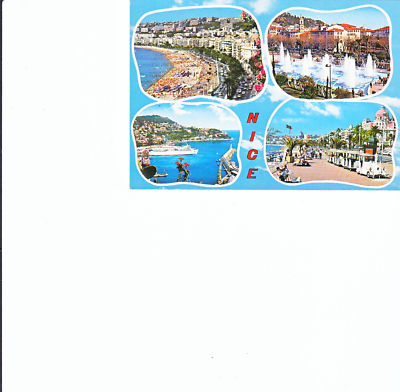 CPA SOUVENIR DE NICE