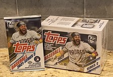 SEALED BLASTER BOX PLUS BONUS EXTRA HOT PACK Topps MLB Series 2 2021