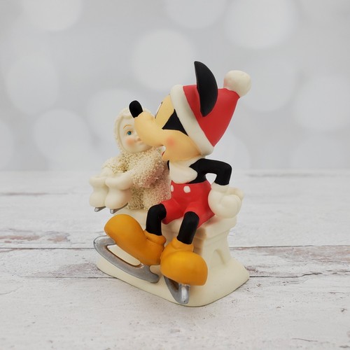 2006 Dept 56 Snowbabies Disney's "Skating with Mickey" Christmas Figurine - Picture 3 of 7