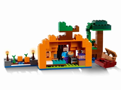 LEGO 21248 Minecraft Die Kürbisfarm, mit Steve, einer Hexe, jeder Menge Zubehör - Bild 5 von 11