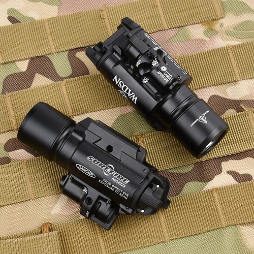 Tactical Red/Green Laser+White Light Metal LED Pistol Flashlight - Picture 6 of 19