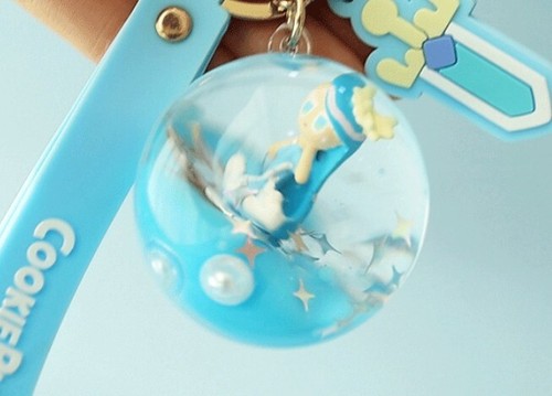 Cookie Run Kingdom Water Ball Keychain 3 TYPE 1EA Sea Fairy Pure Vanilla CRK - Picture 4 of 10