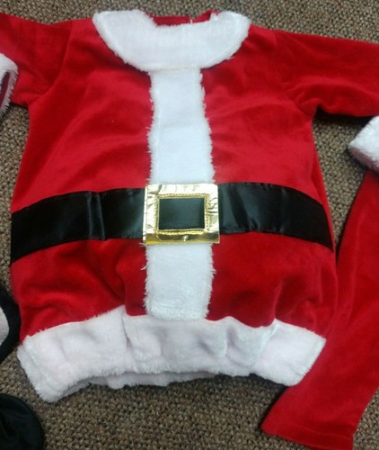 SANTA CLAUS COSTUME infants baby 12/18 mos PRINCESS PARADISE HOLIDAY CHRISTMAS - Picture 3 of 6