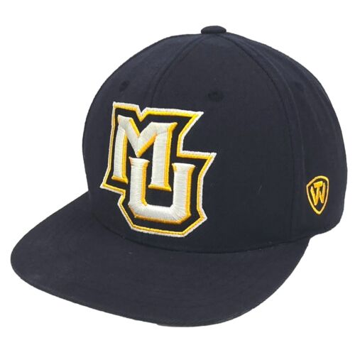 Marquette University Warriors Hat - Snapback Baseball Cap Blue Embroidered Logo