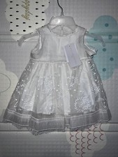 Stella McCartney Organza Dress Flowers White 6 Months Silk BNWT RRP £225 Wedding