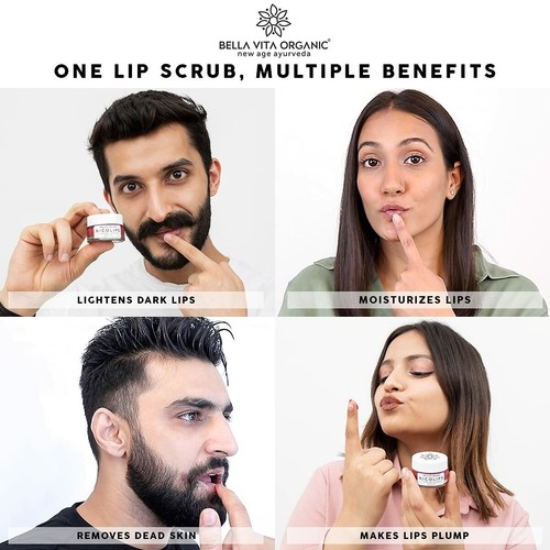 NicoLips Lip Balm Scrub For Lightening & Brightening Dark Lips For Men & Women, - Picture 5 of 5