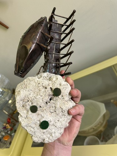 Rare mid-century brutalist copper boat dock coral - Picture 10 of 12