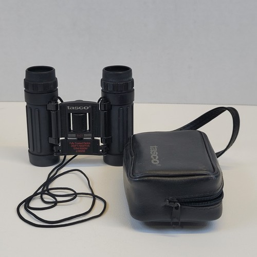 Binoculares compactos Tasco 8 X 21 #165RB recubiertos 392 ft/1000 yds negros - Imagen 1 de 8