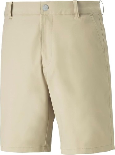 Pantalones cortos de golf PUMA Dealer para hombre de alabastro entrepierna de 8" - Imagen 1 de 2