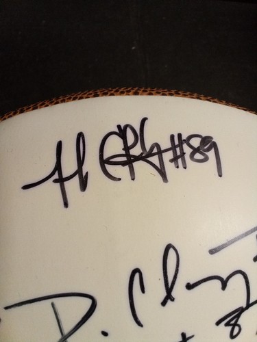 Holmes Edwards Cotchery Smith Clowney Signed Mini Football JSA - 1 # - Picture 5 of 10