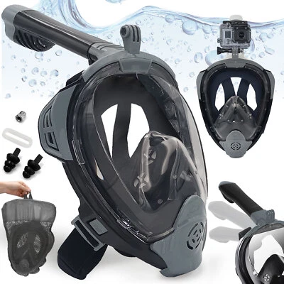 SEVERNO SPORT Vollgesichtsmaske zum Tauchen und Schnorcheln S/M