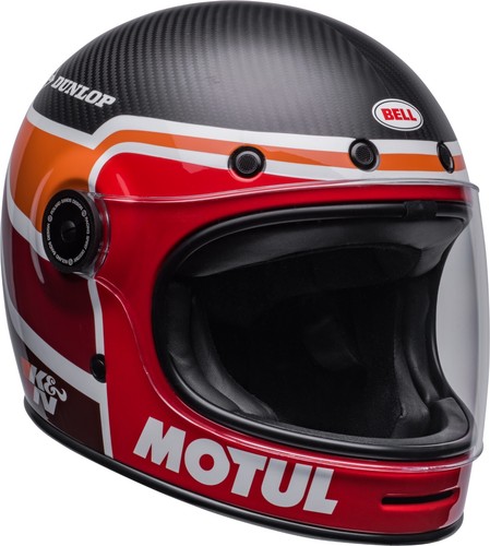 Bell Bullitt Carbon Classic Vintage Style Motorcycle Helmet CHOOSE COLOR & SIZE - Picture 12 of 43