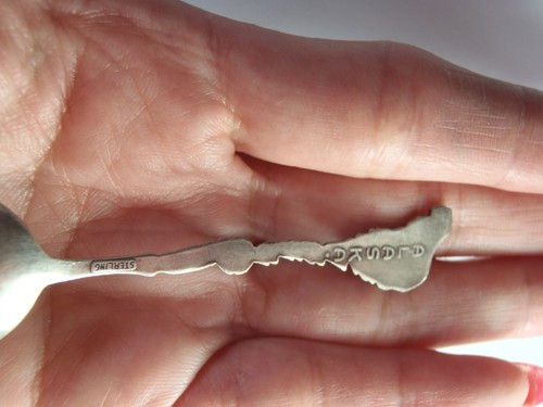 Vintage Sterling Silver Alaska Enamel Souvenir Demitasse Spoon - Picture 11 of 17