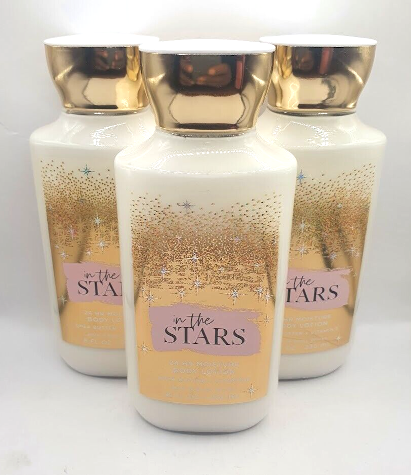 BATH AND BODY WORKS IN THE STARS BODY LOTION 8 FL OZ (SET OF 3