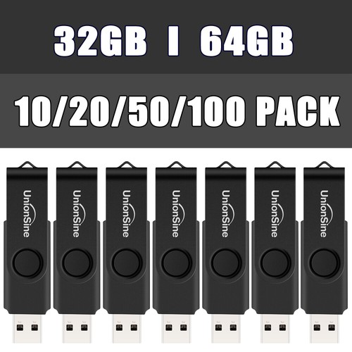 USB Stick 2.0 32GB 64GB Speicher Flash Drive Data Storage Memorystick x 10/20/50 - Bild 1 von 15