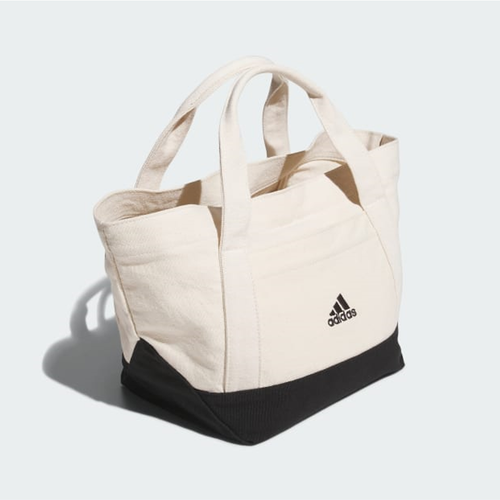 Borsa tote Adidas in tela di cotone nera/blu brillante nuova - Foto 4 di 13