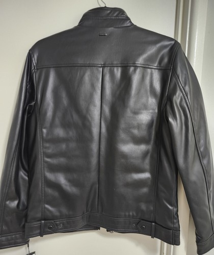 Calvin Klein Soft Faux Leather Jacket - New W/Tags Ladies, Medium, Macy's, Zip - Picture 4 of 10
