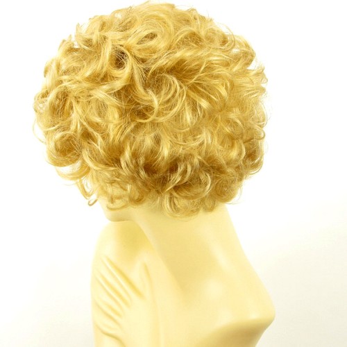 short wig for women curly light blond golden ref: FRANCINE lg26 PERUK - Picture 4 of 9