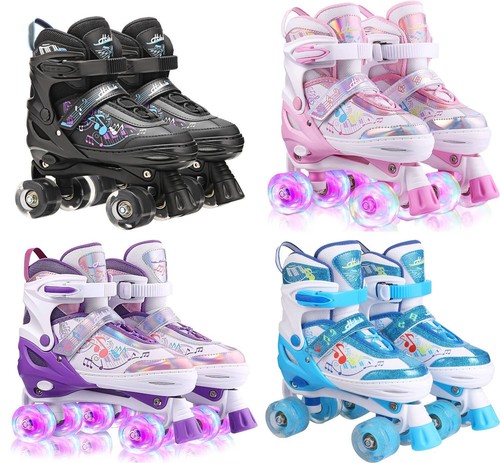 LED Rollschuhe Rollerskates Kinderrollschuhe Retro SkateJugend Erwachsene 27-38 - Bild 8 von 65