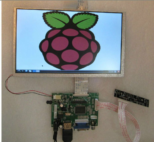 7" Inch TFT LCD Monitor Touch Screen +Driver Board HDMI VGA 2AV For Raspberry Pi