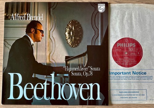 PHILIPS 6500 139 BEETHOVEN PIANO SONATAS 24 & 29 BRENDEL (1970) EX++ ENGLAND - Picture 1 of 2