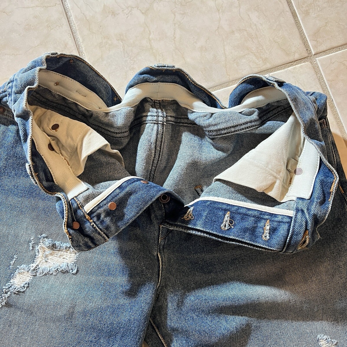 Virgil Abloh Off-white Slim Low Crotch New Vintage Jeans