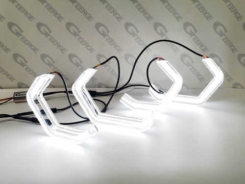 For Mercedes Benz CLS W219 C219 Concept M4 Iconic Style LED Angel Eyes Kit - Picture 16 of 20