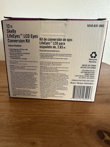 12ft Skelly Lifeeyes LCD Augen Umbausatz  - Bild 2 von 2