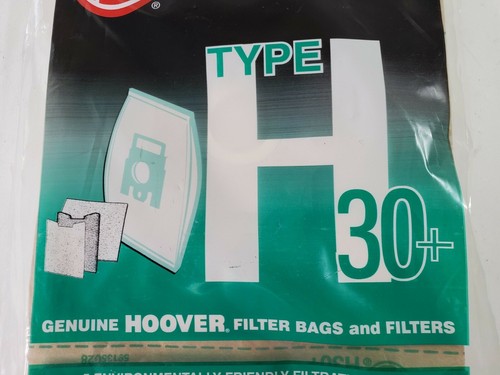 Hoover Filtration Replacement System 5 Vacuum Bags Type H30+ Filters Genuine NEW - Picture 3 of 8