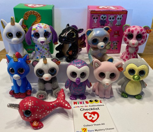 W-F-L TY Mini Boos Series 5 - Collectible Figures 5cm Glubschis Selection Hand Painted - Picture 2 of 14