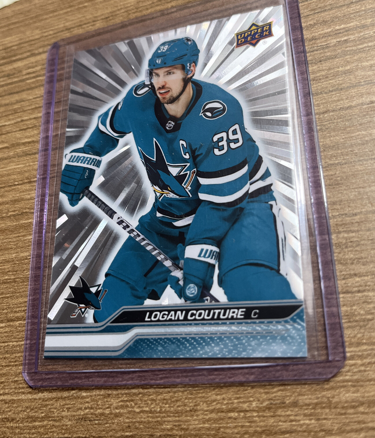 Logan Couture #145 2023-24 Upper Deck The Cup Hockey 2023-24 Upper Deck Update