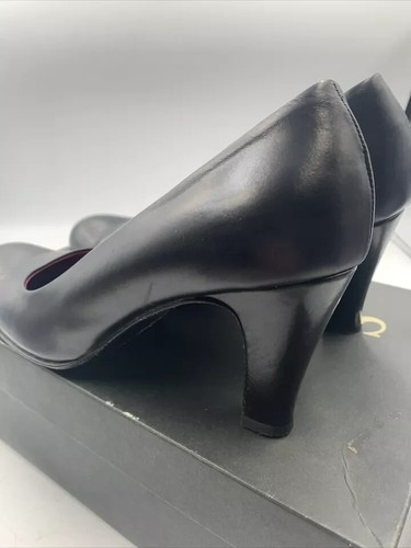 Hobbs Marilyn Anselm Black Leather Court Shoes. Size 6. Boxed - Picture 8 of 16
