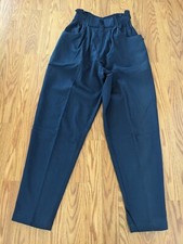 Womens 80s 90s vintage OP Ocean Pacific High Rise Baggy Pleated Tapered Leg Pant