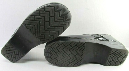 Dansko Women's Professional Clog Shoes - Black Cabrio Size 40 - Picture 11 of 12