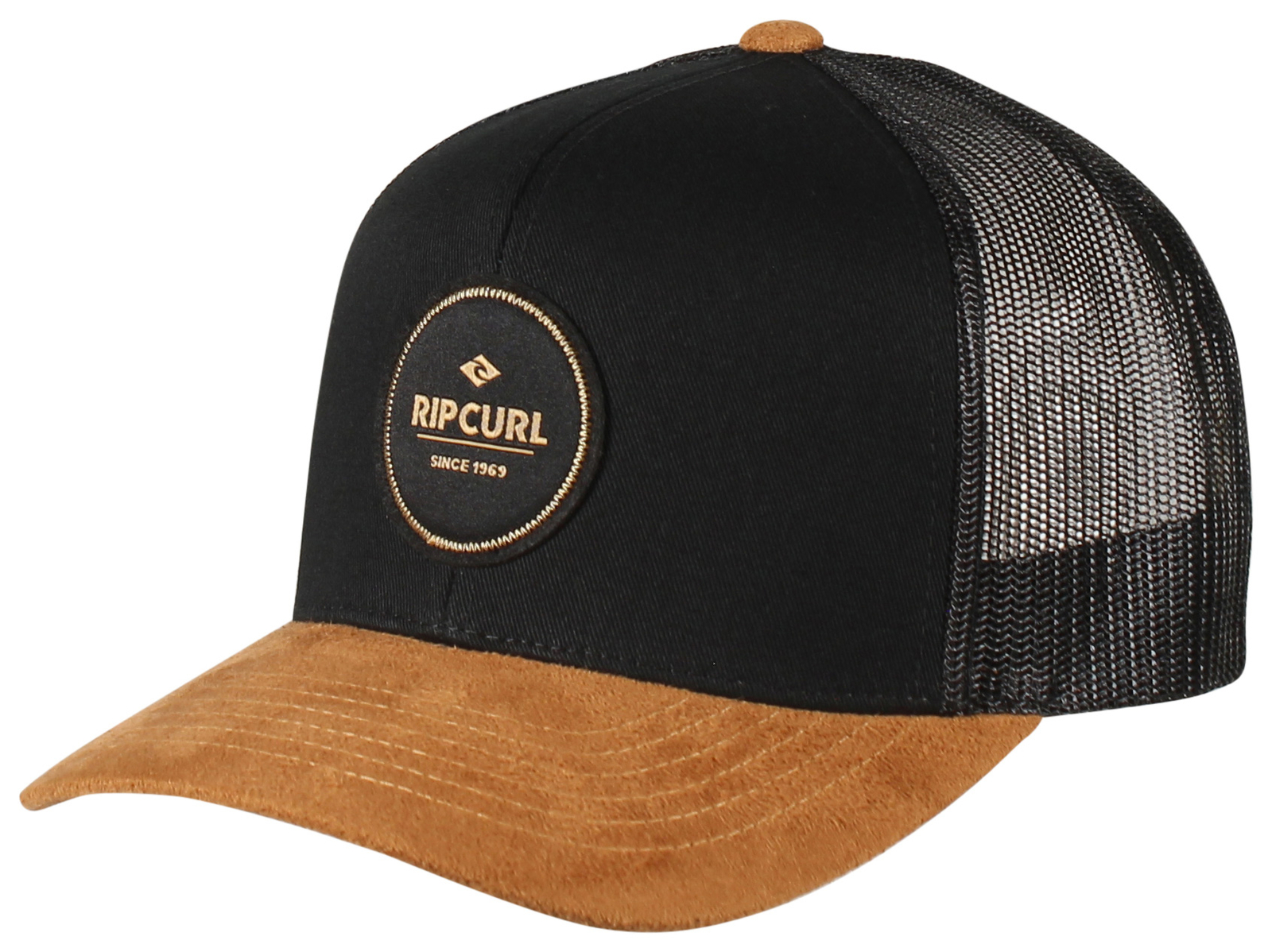 Шляпа дальнобойщика Rip Curl Routine Curve - Черная / коричневая - Новинка