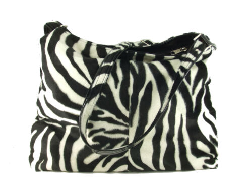 LONI Feral Hombro Cruzado Bolso Hobo Animal Estampado Imitación Piel O Ante - Imagen 8 de 14