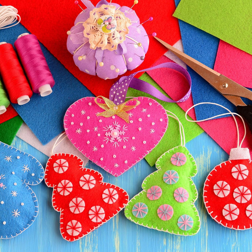 30Pcs Purple Felt Fabric Sheets Soft Thick Assorted 3 Colors Craft Felt Pack for - Picture 7 of 7