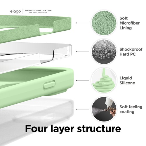 iPhone 14 Hülle - elago® iPhone 14 Silikon Case [iPhone14 und Plus, Pro, Pro Max] - Bild 372 von 423