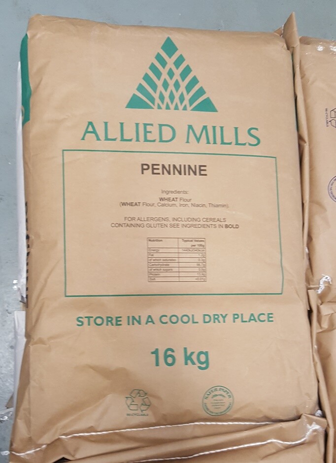 Allied Mills Pennine Strong White Bread Flour 16Kg Catering Wholesale