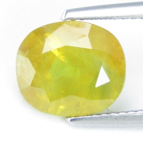 4.27Cts Amazing Natural Yellow Sapphire Oval Shape Loose Gemstone - Picture 3 of 4